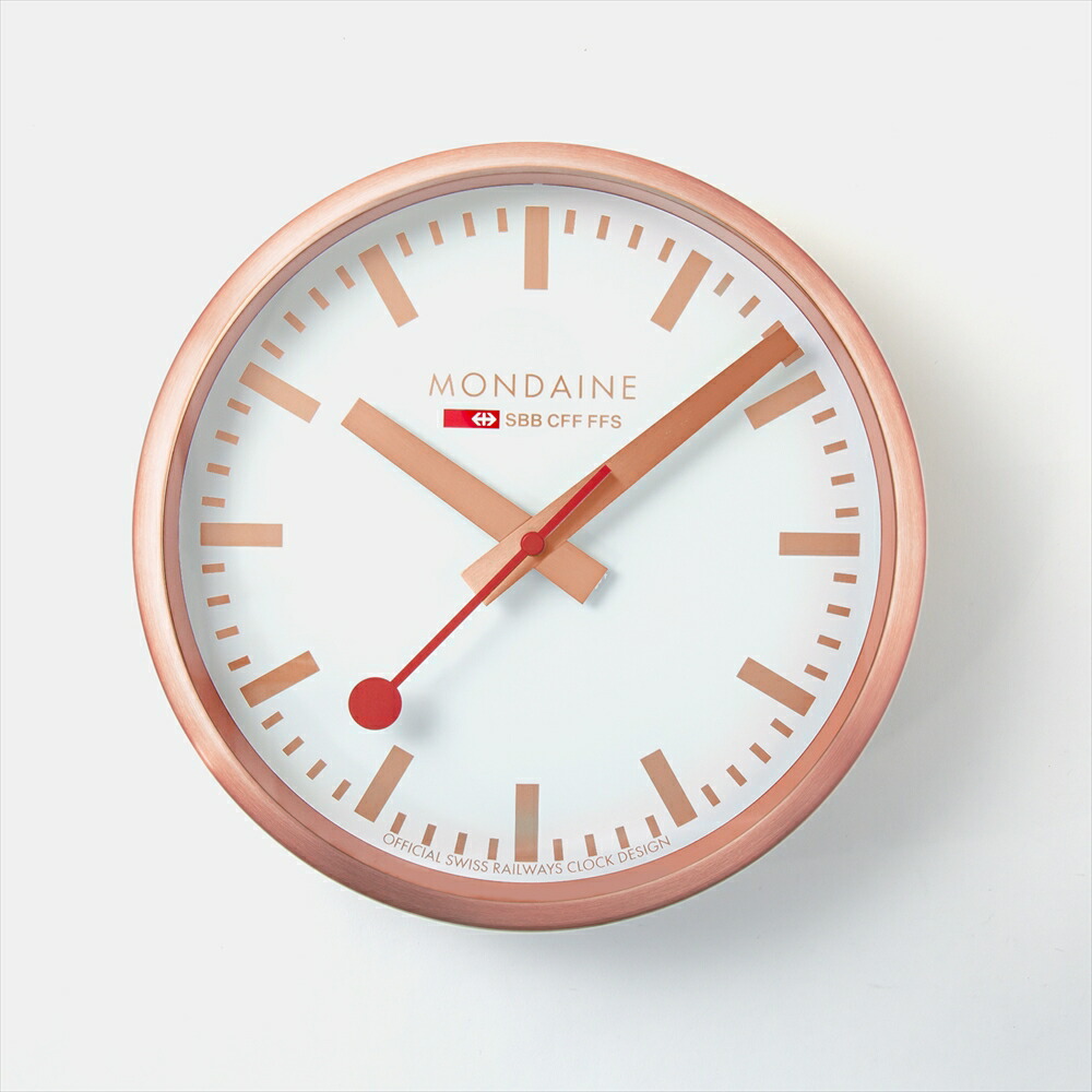 楽天市場】モンディーン MONDAINE A990 CLOCK 掛け時計 メンズ