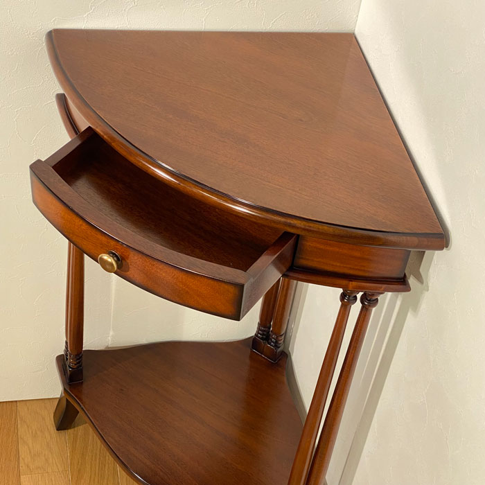 楽天市場】コーナーテーブル サイドテーブル コーナー用 コンソール