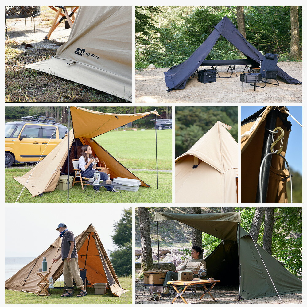 楽天市場】WAQ Alpha TC アルファ TC waq-tct1 ソロ用テント