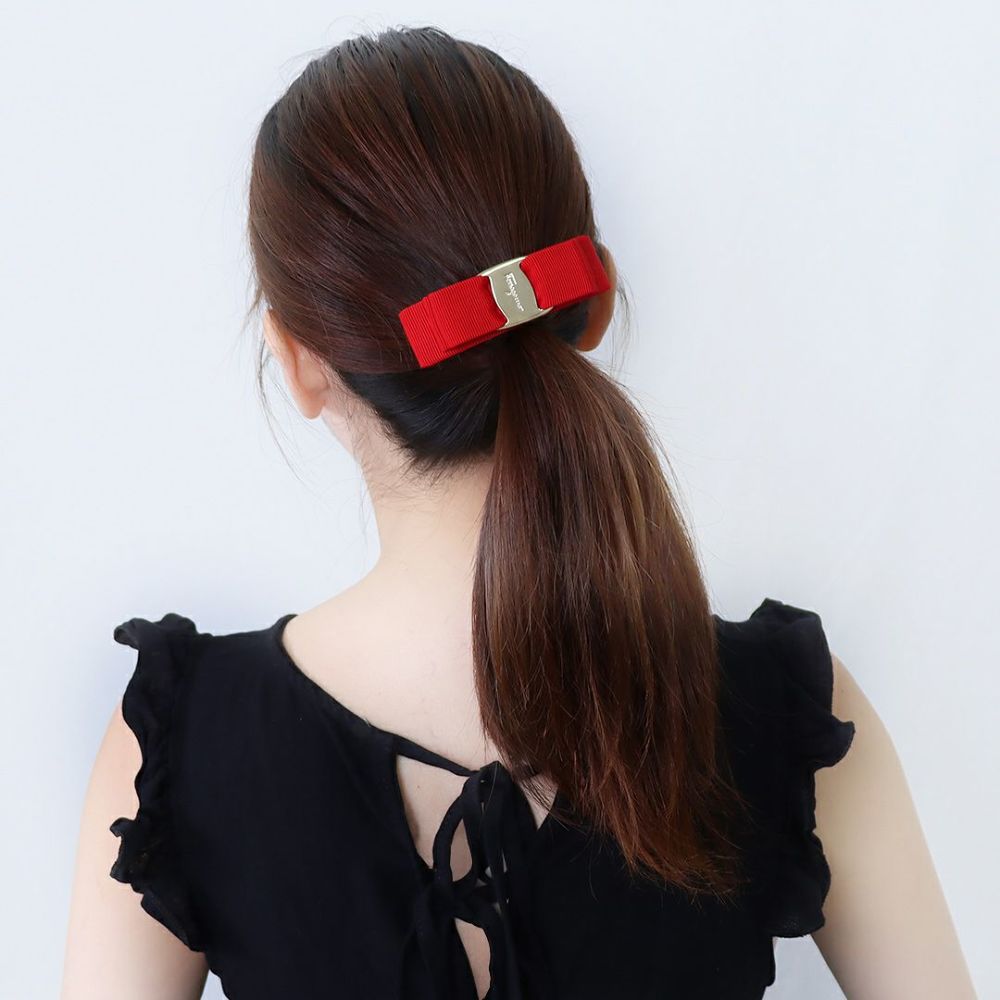 楽天市場】フェラガモ FERRAGAMO バレッタ ヘアアクセサリー VARA