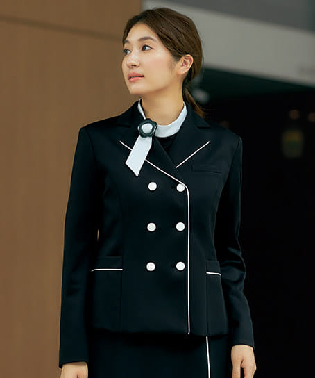 MARY QUANT】ジャケット（全3色・ニット・高通気） M43231 | 事務服