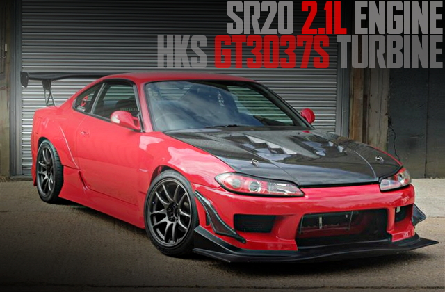 SR20改2.1Lエンジン+GT3037Sタービン!ガレージ・マックデモカー!S15