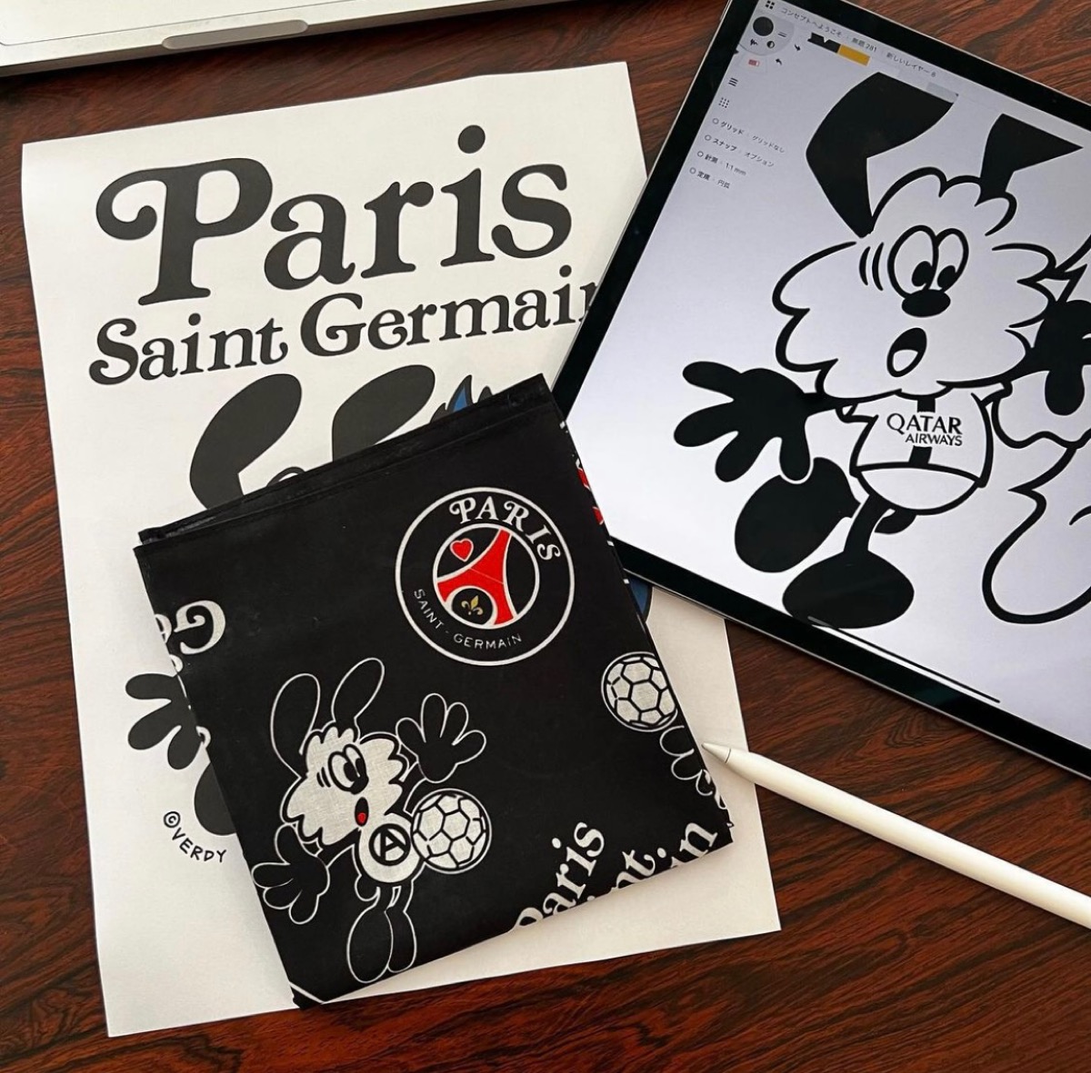 VERDY × PSG コラボアイテムが国内7月22日に発売予定 | UP TO DATE