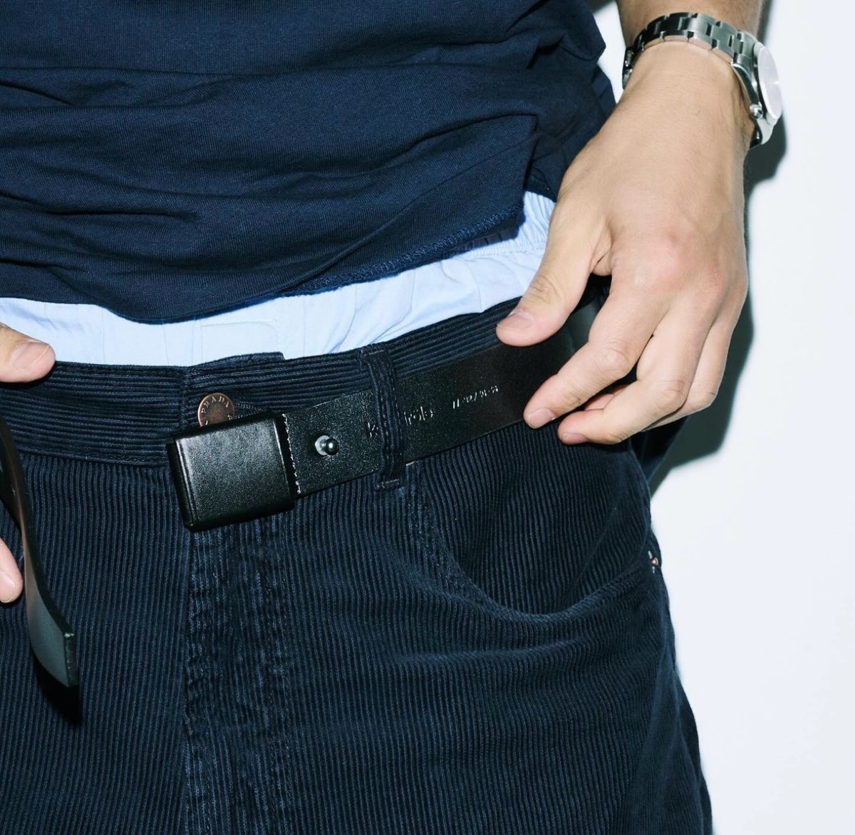 foot the coacher × スタイリスト私物 コラボレザーベルト“looper”の