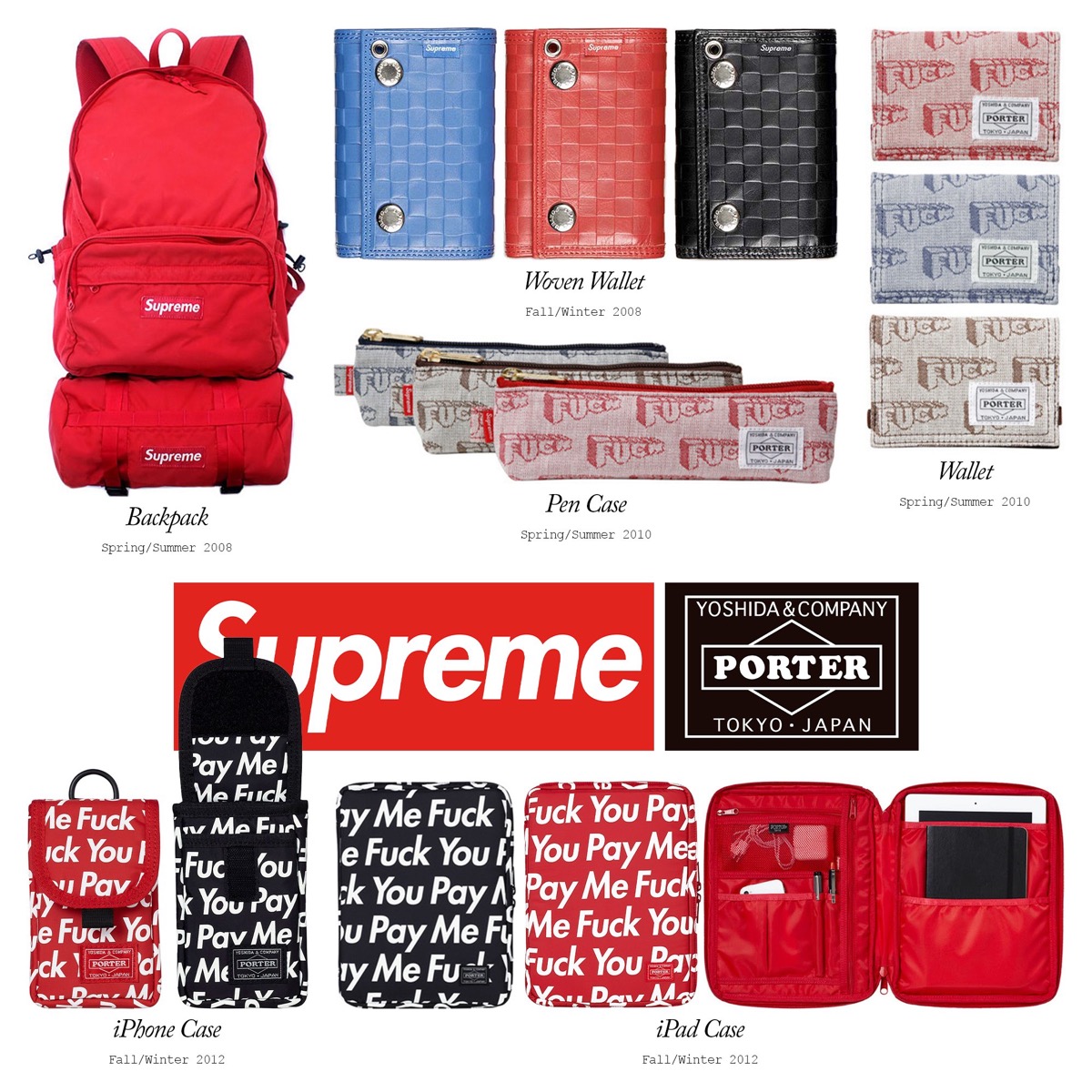 Supreme x PORTER 24FWコレクションの噂が浮上 | UP TO DATE