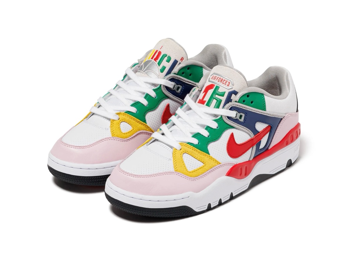 NIGO × Nike Air Force 3 Low SP “White Multi” & コラボアパレルが