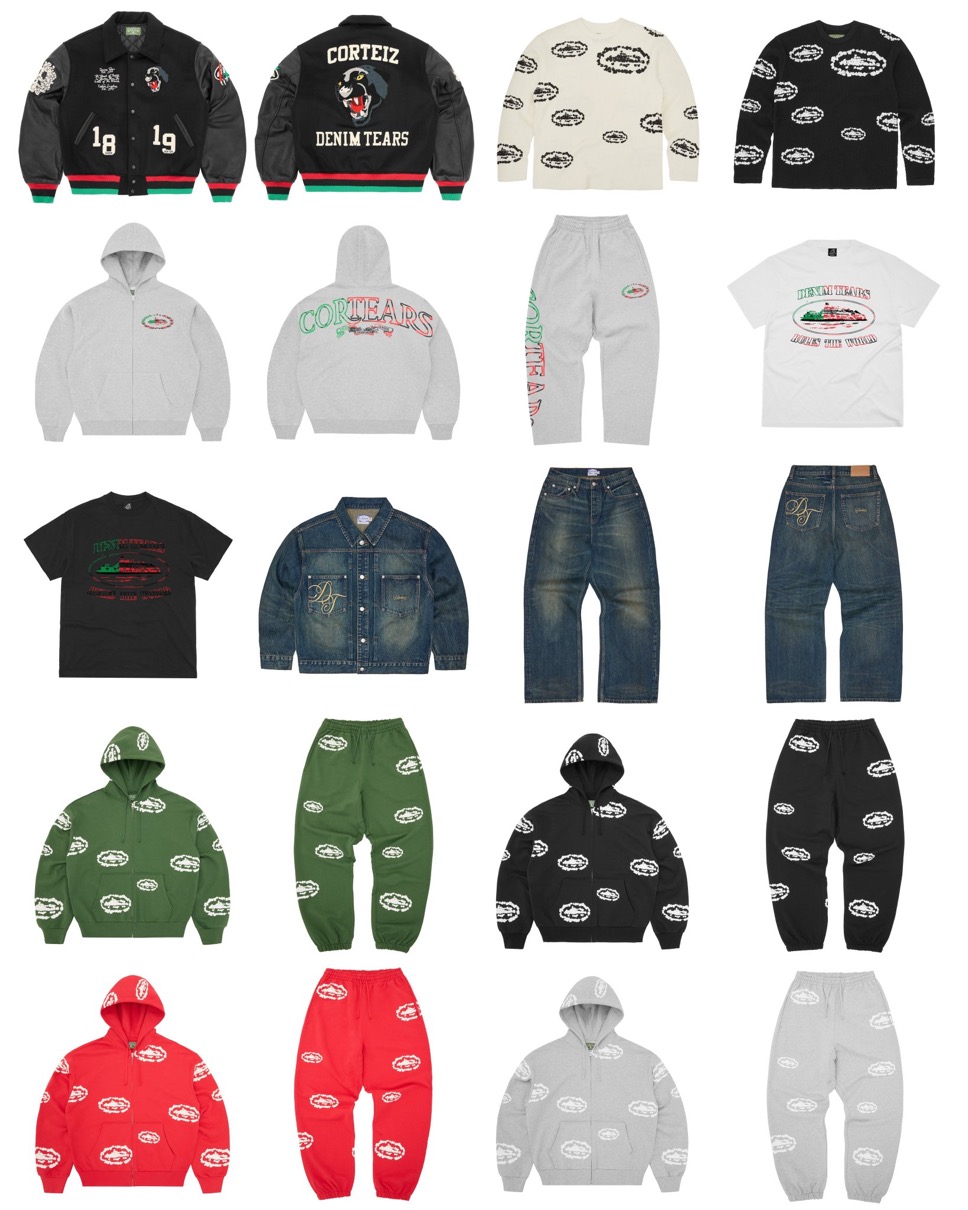 Corteiz x Denim Tears 25FW コラボコレクションが12月25日より発売