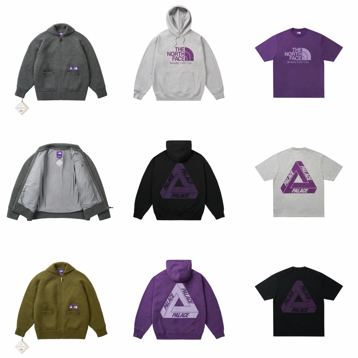 PALACE SKATEBOARDS x THE NORTH FACE PURPLE LABEL “HOLIDAY 25