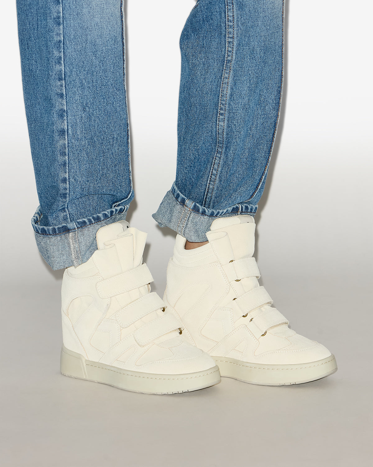 IM3 SNEAKERS Woman ecru | ISABEL MARANT Official online store