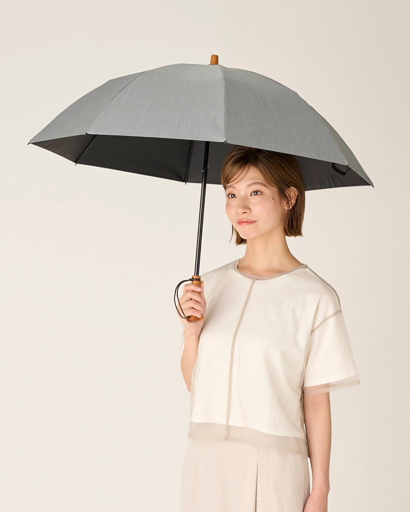 2段折 / フロスト | 完全遮光日傘｜サンバリア100