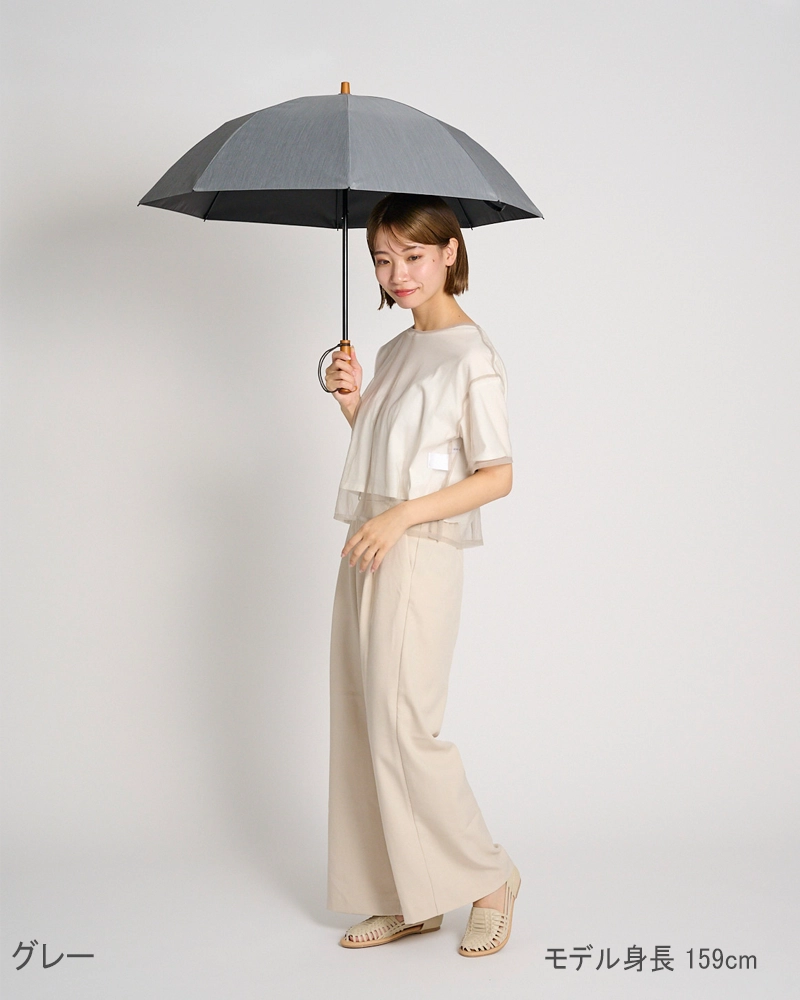 2段折 / フロスト | 完全遮光日傘｜サンバリア100