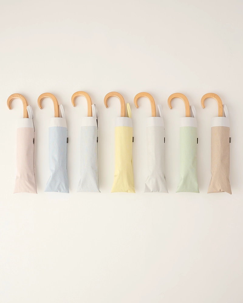 2段折 / コンビmoku | 完全遮光日傘｜サンバリア100