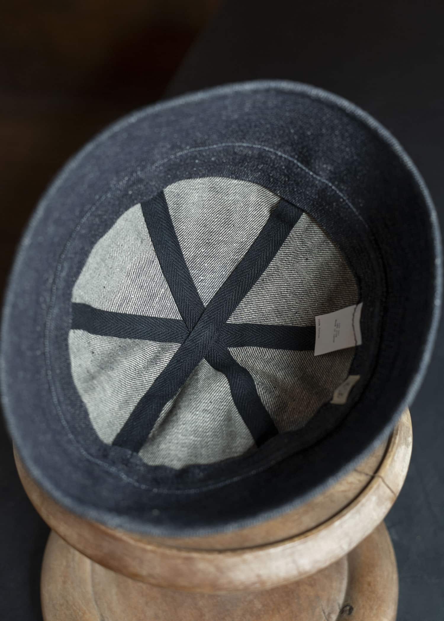 Taiga Takahashi Naval Hat Lot.007 Raw Indigo – VISION OF FASHION