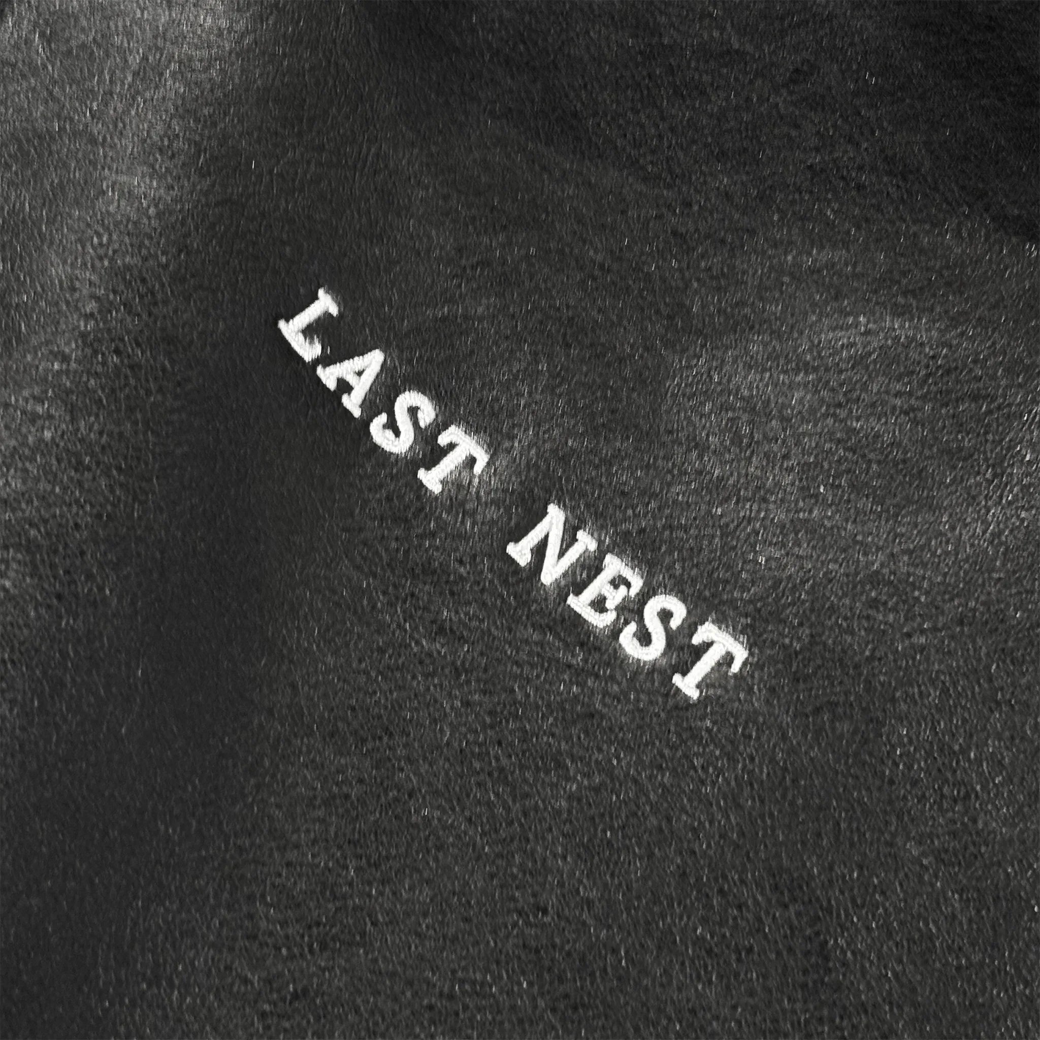LAST NEST(ラストネスト)商品ページ - Faux Leather Boa Hoodie