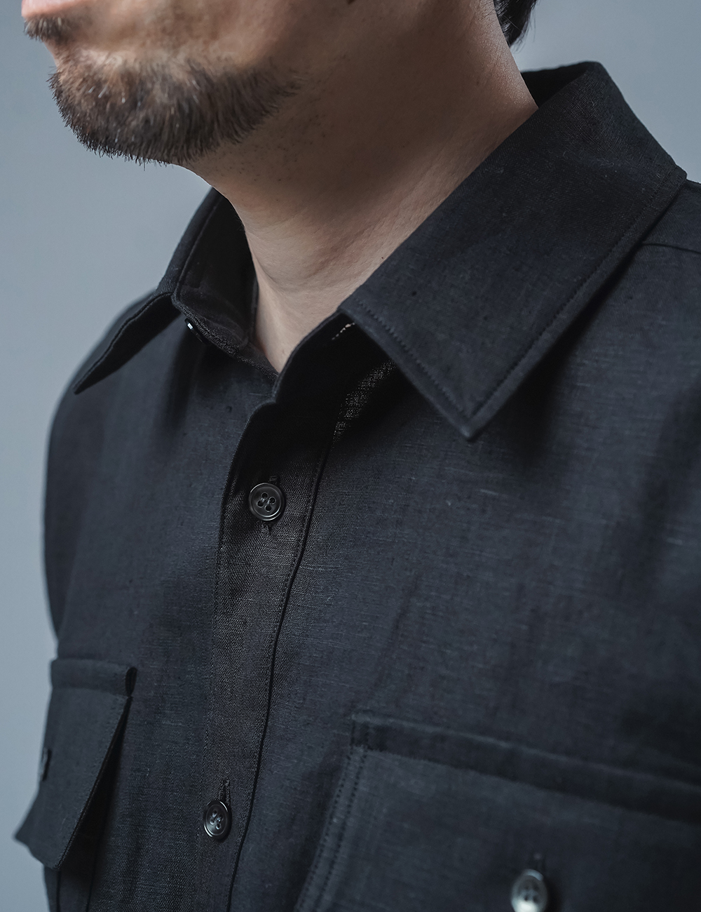 入門編】もう二度と手に入らないリネン100%ストレッチ サファリシャツ