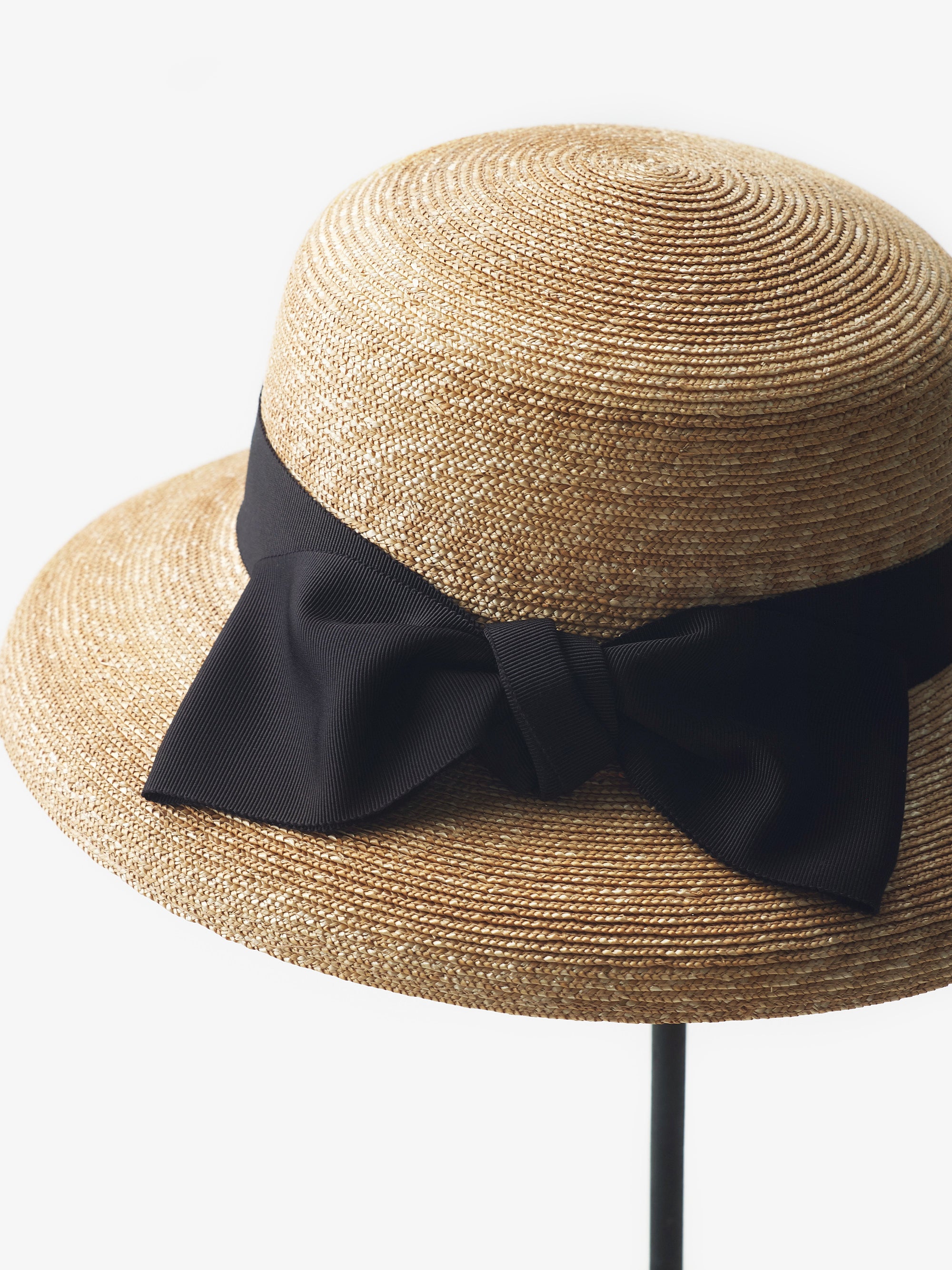 極細麦ストローハット カサブランカ｜石田製帽