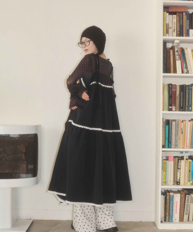 レースフリルロングワンピース – WEGO ONLINE STORE