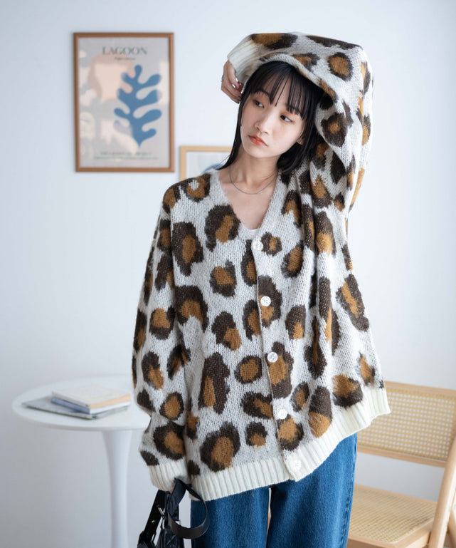 モヘアライク総柄BIGカーディガン｜WEGO（ウィゴー） – WEGO ONLINE STORE
