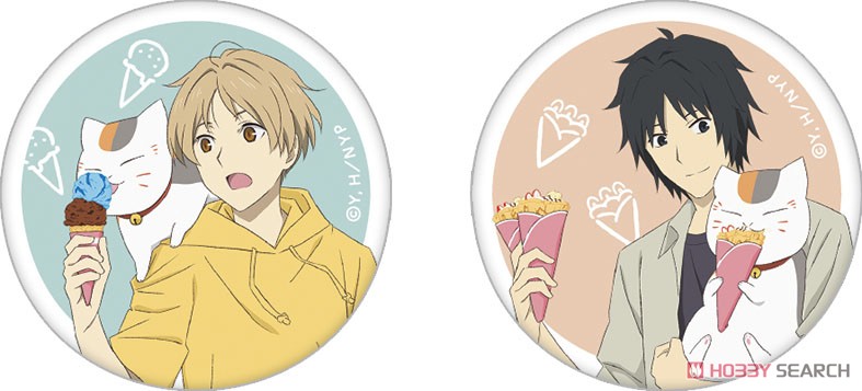 夏目友人帳 缶バッジセット 夏目貴志&田沼要 (キャラクターグッズ