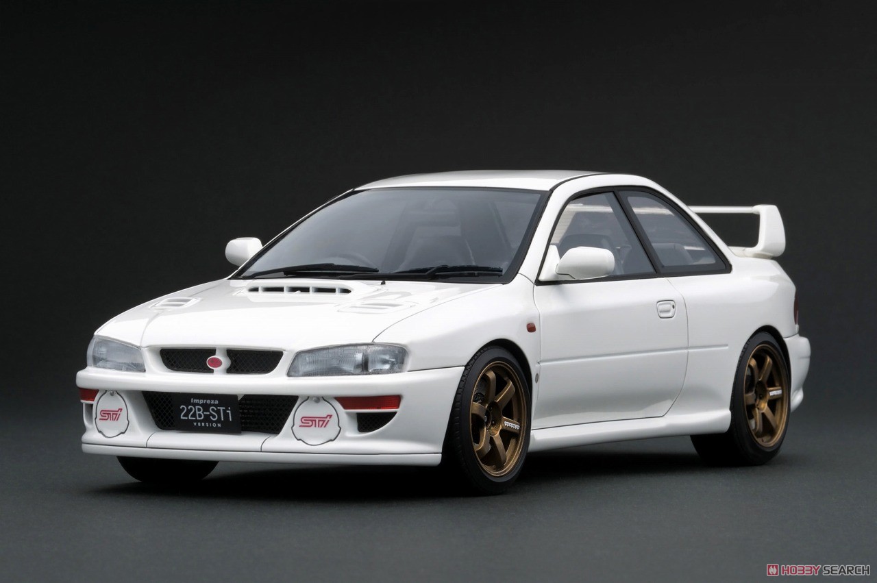 SUBARU Impreza 22B-STi Version (GC8改) White (ミニカー) - ホビー