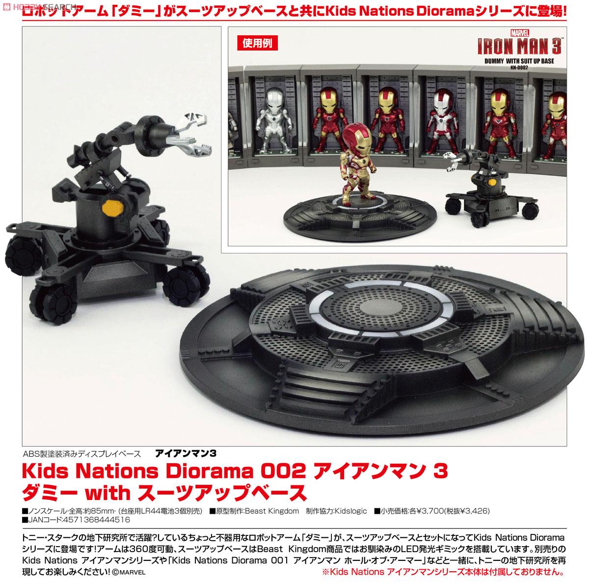 Kids Nations Diorama 002 アイアンマン 3 ダミー with スーツアップ