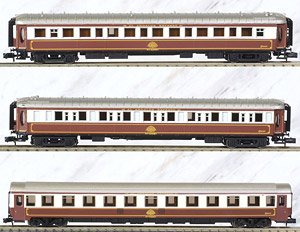 CIWL, 3-unit pack `Train Bleu`, set 1/2 (fourgon + 2x Lx), ep.III
