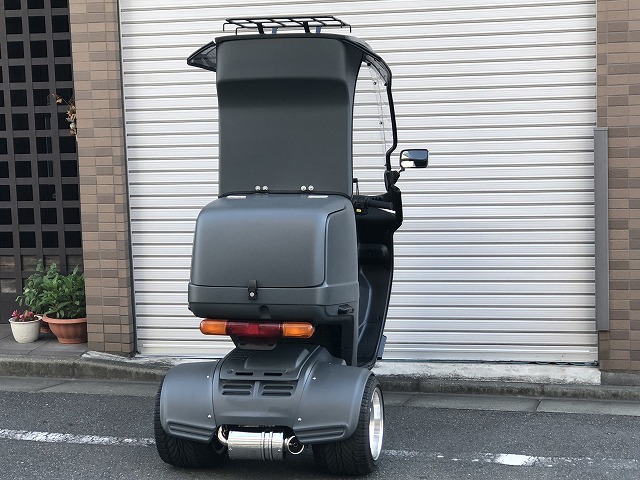 ジャイロキャノピー用 純正風 トランクタイプリアボックス 黒 商品詳細