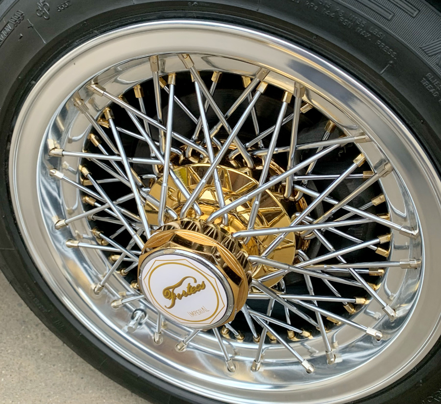 フォルテクス15インチ/ワイヤースポークホイールバレル研磨パウダー