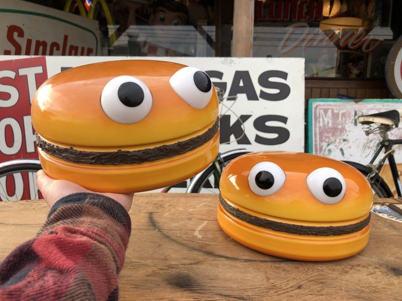 Vintage Mcdonald's Hamburger Patch Statue Playland (S342