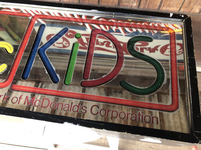 80s Vintage McDonalds McKidS Store Display Lighted Sign (T849