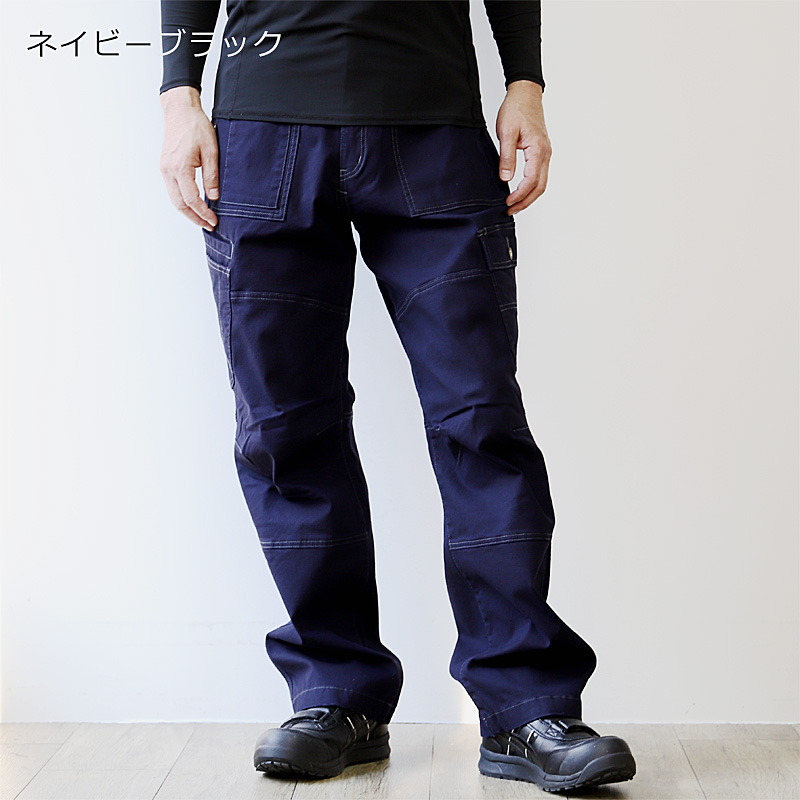 DOGMAN SELECTED ドビーストレッチ【ワイド】カーゴパンツ No,805005