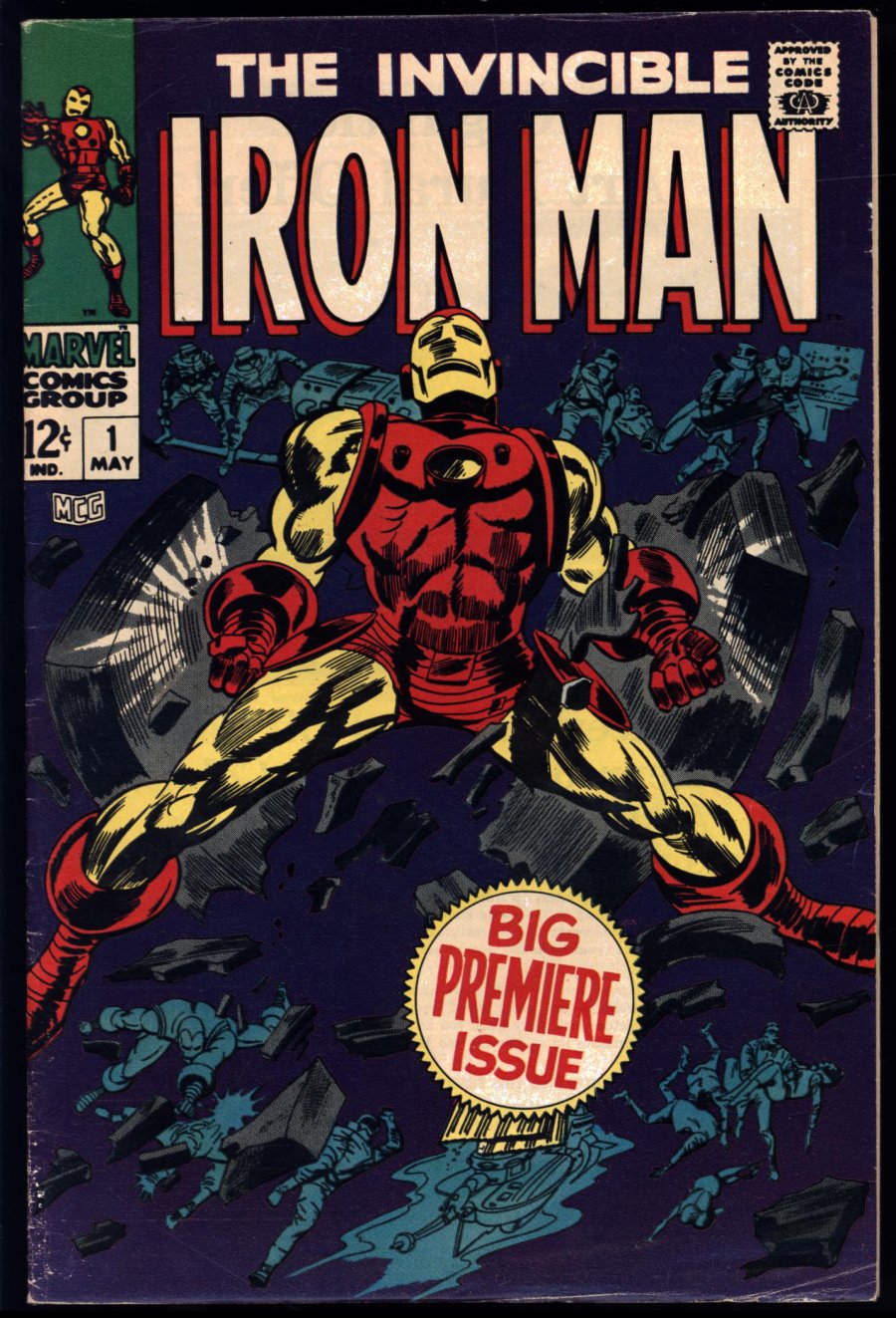アメコミリーフ Invincible Iron Man 11 9.8 サイン入り アメコミ