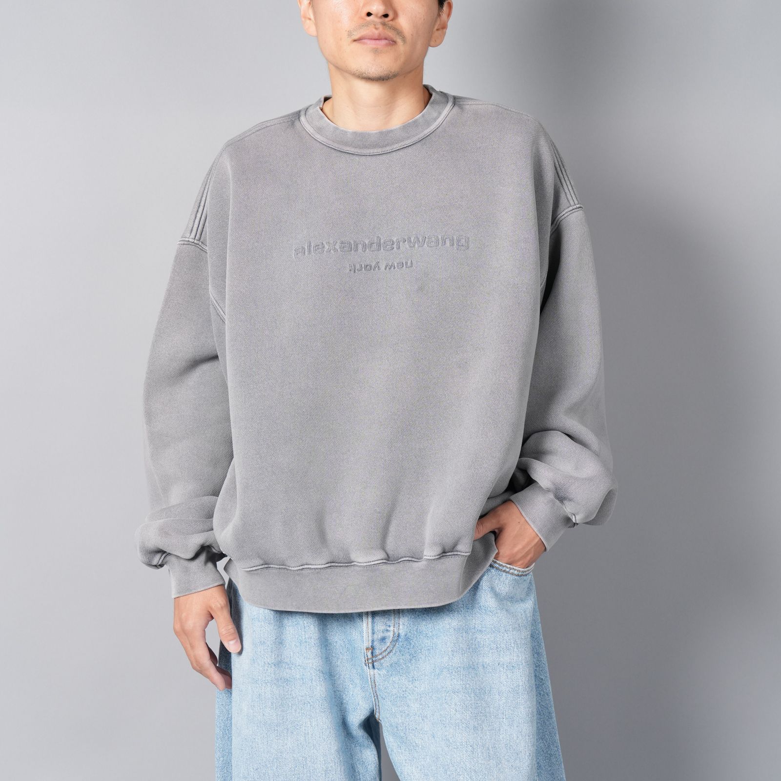 alexander wang - 【ラスト1点】BI-COLOR ACID SWEATSHIRT WITH