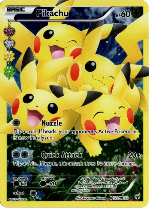 ピカチュウ ポケキュン 海外版 英語版 Pikachu - RC29/RC32 -【Card