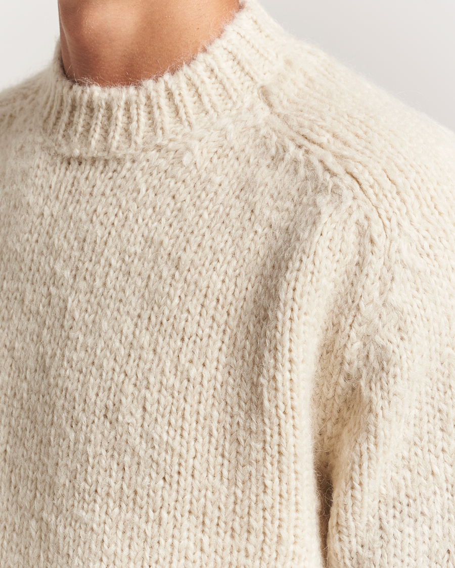Jil Sander Mohair Sweater Chalk at CareOfCarl.com