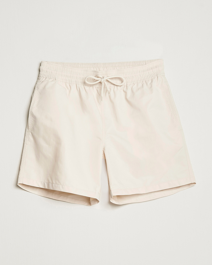 Colorful Standard Classic Organic Swim Shorts Ivory White at
