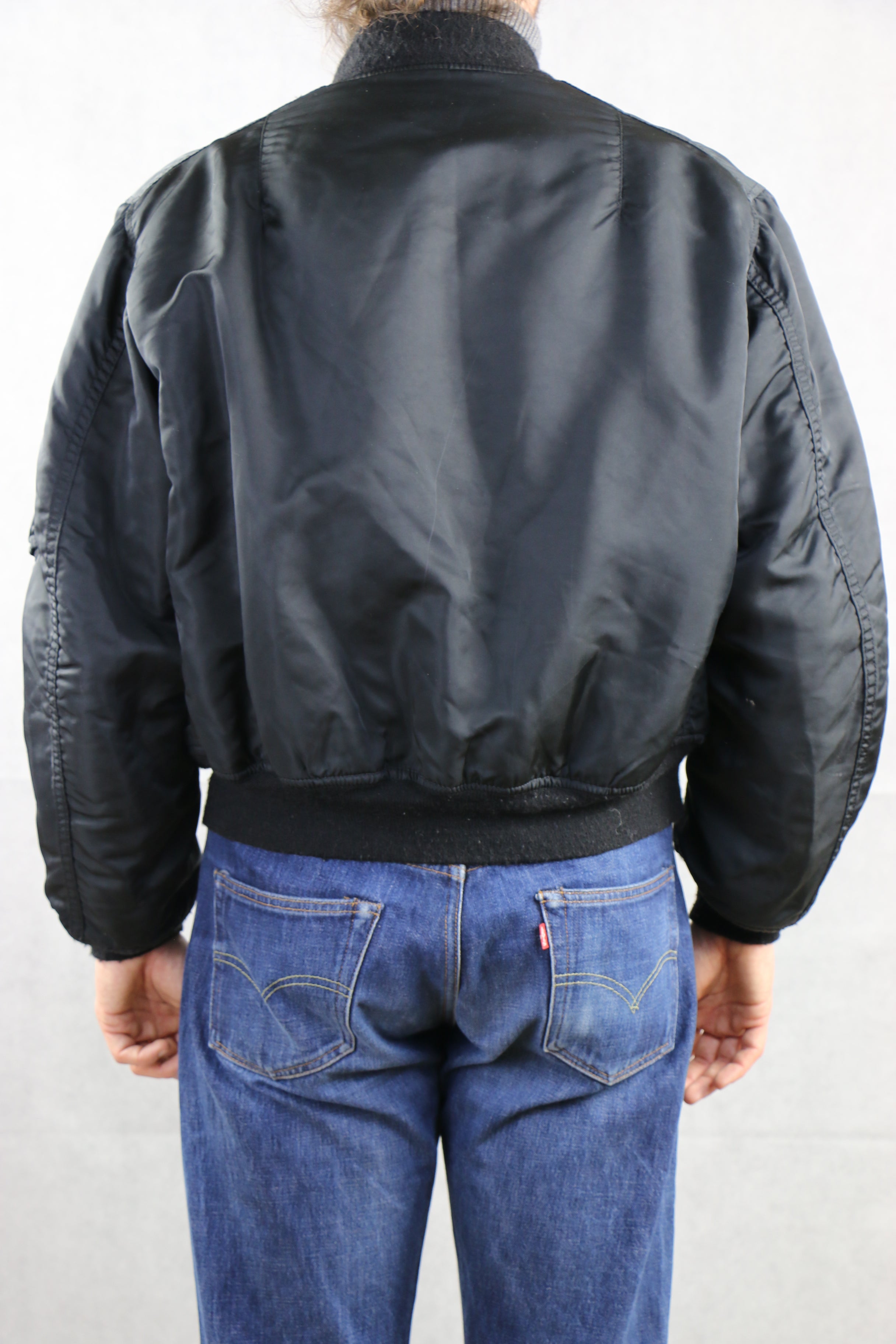 Alpha Bomber MA-1 Black ~ Vintage Store Clochard92.com
