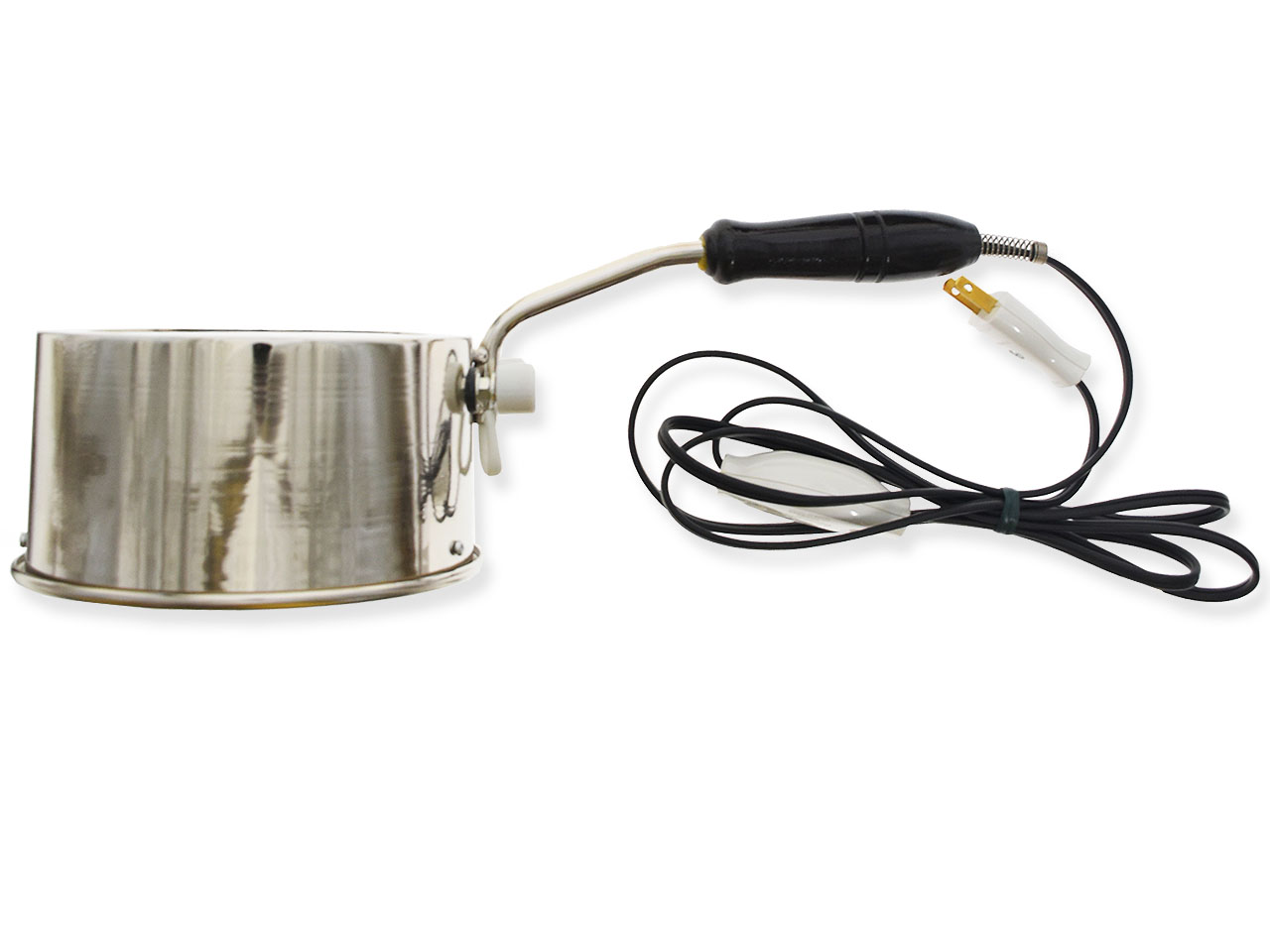 業務用のハンドヒーターでキャップシールのシュリンク加工が効率よく