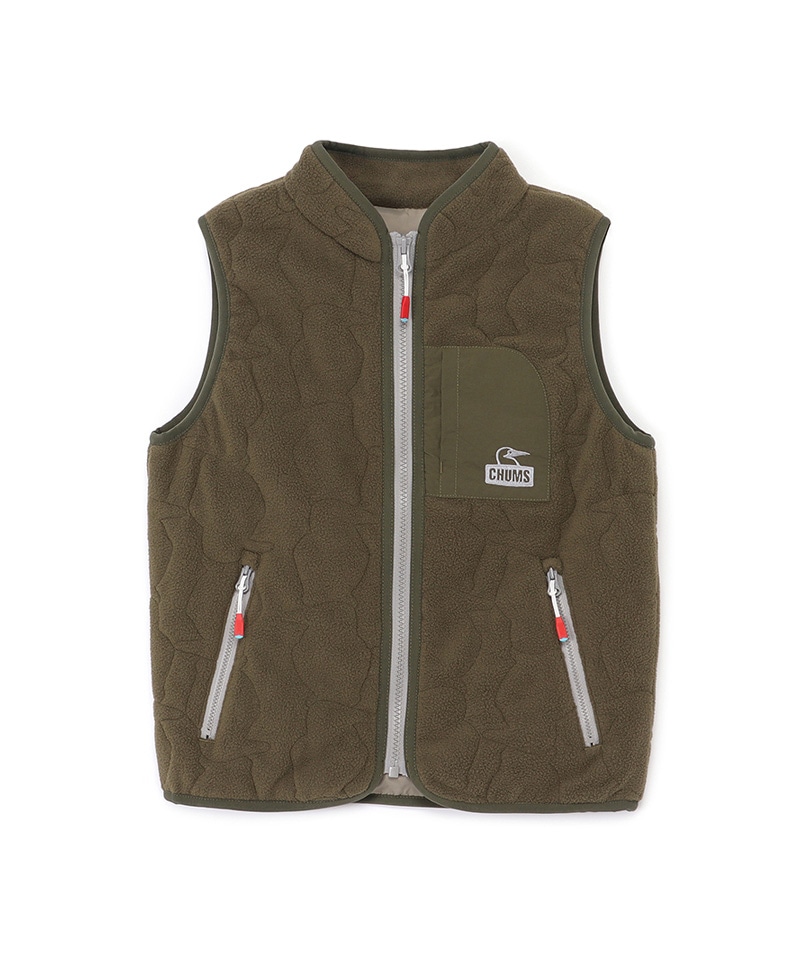 Kids Booby Stitch Fleece Vest|CHUMS(チャムス)|アウトドア