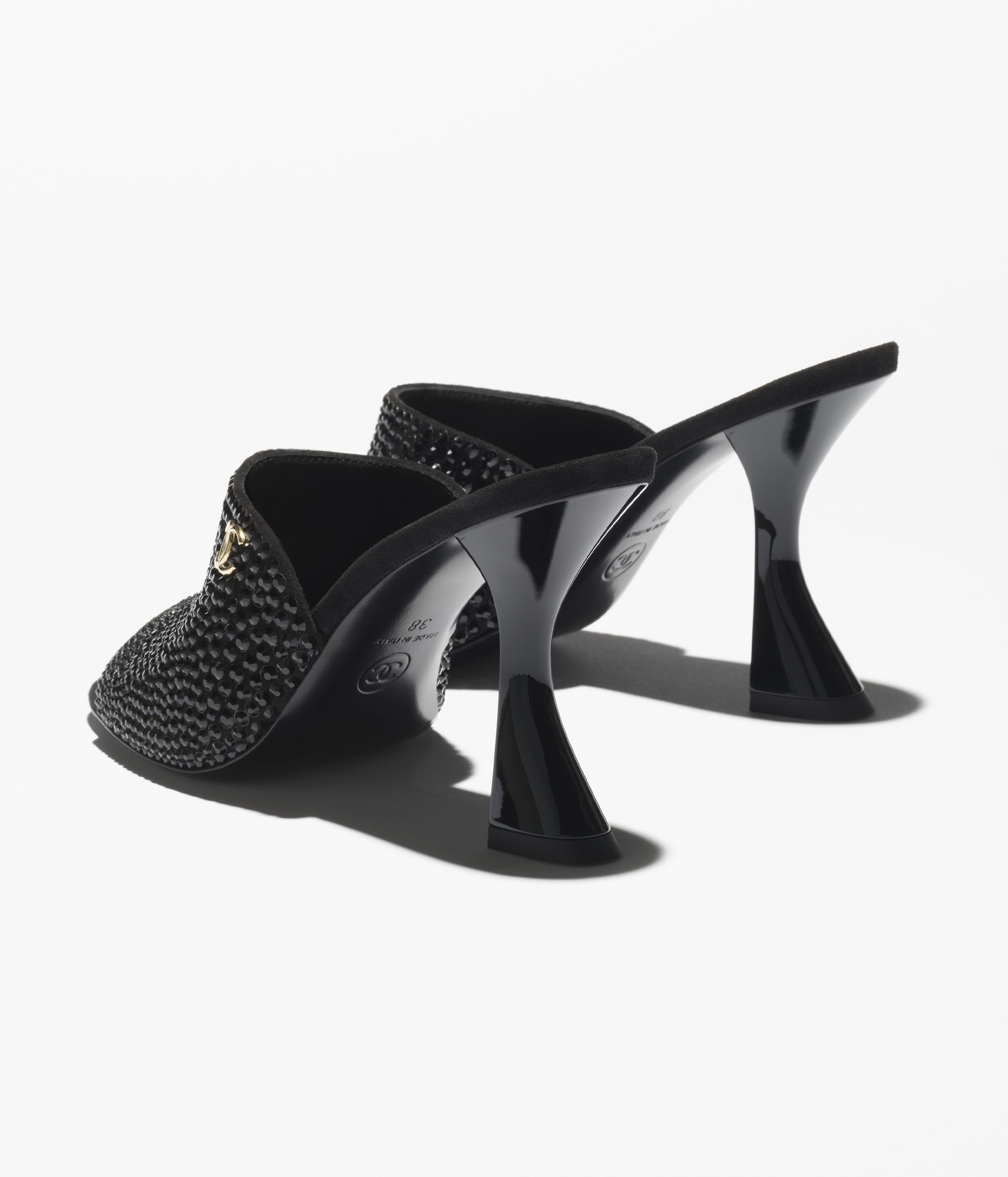 Mules - Strass, black — Fashion | CHANEL