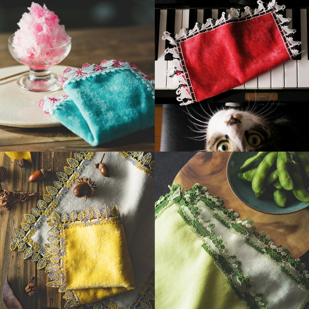 近沢レース店 2021秋冬 シーズンタオルハンカチ頒布会