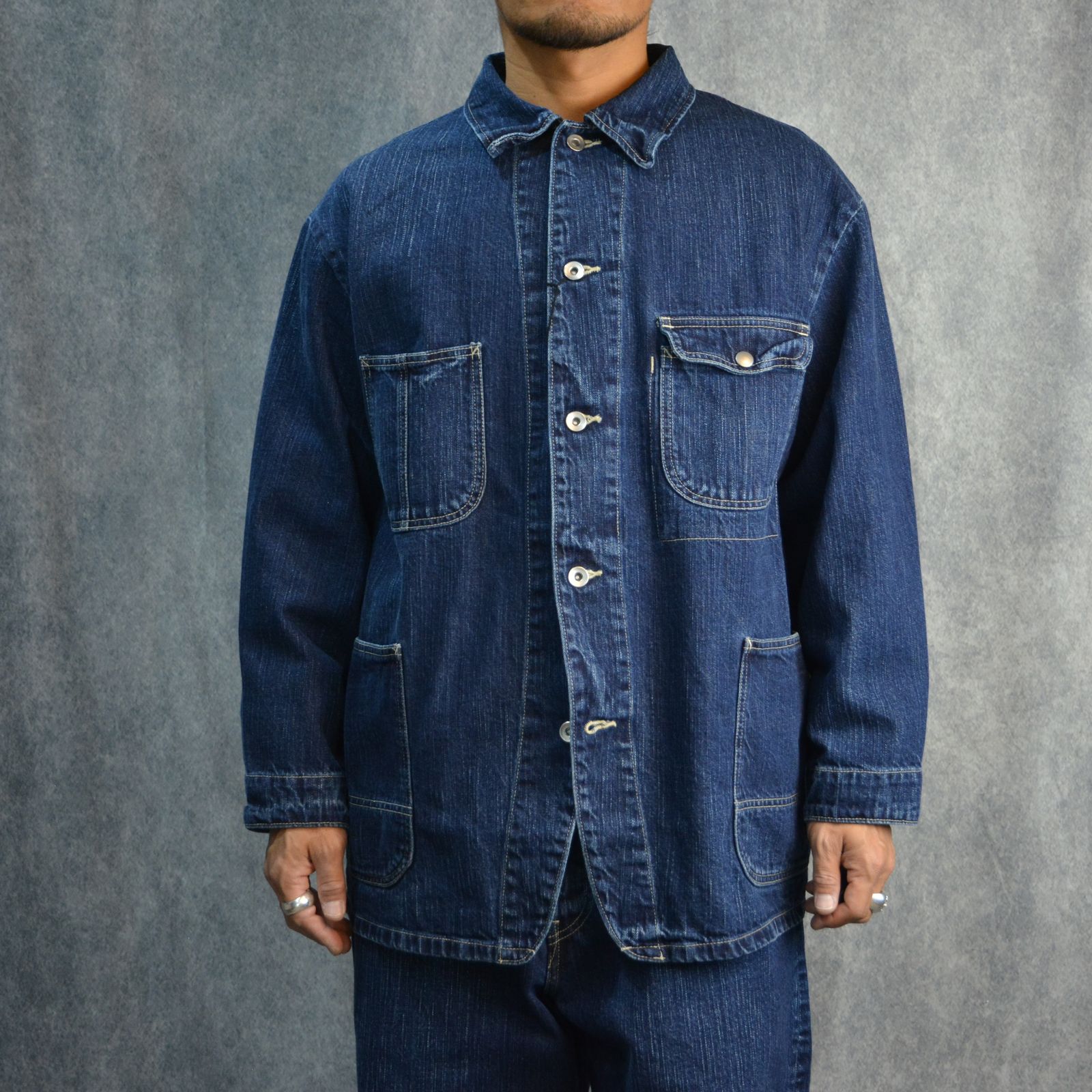 Porter Classic - STEINBECK DENIM COVERALLS (INDIGO) - デニム
