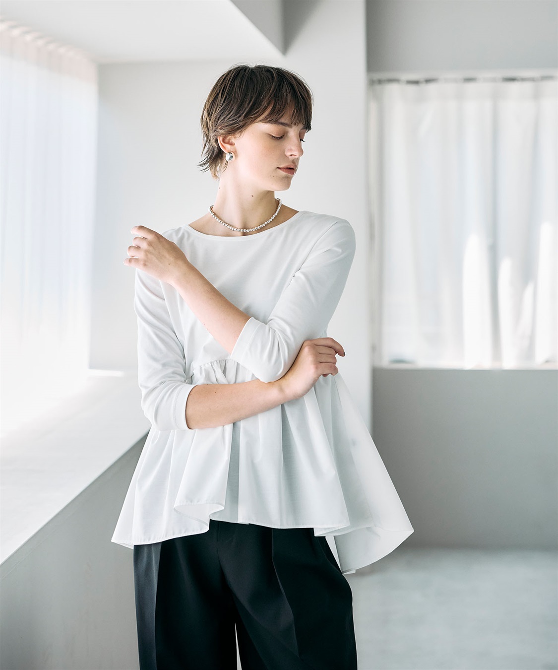 タイプライターペプラムトップス【マルチファンクション】 N.O.R.C