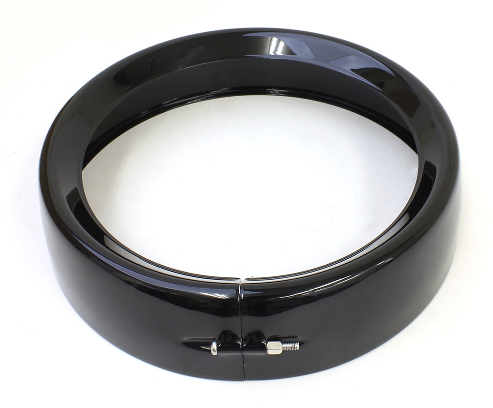 ヘッドライトトリムリング・グロスブラック - Harley Davidson