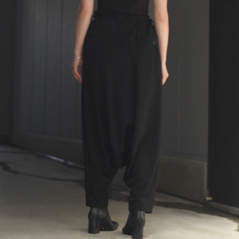 Yohji Yamamoto - 【残り一点】マチ付きサルエルパンツ | ACRMTSM