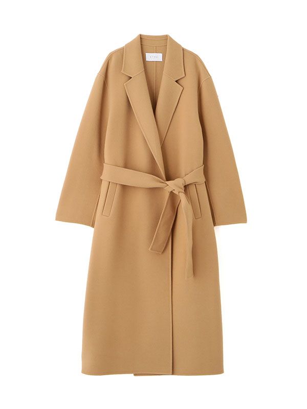 ETRE TOKYO - メルトンロングリバーコート (CAMEL) | ADDICT WEB SHOP