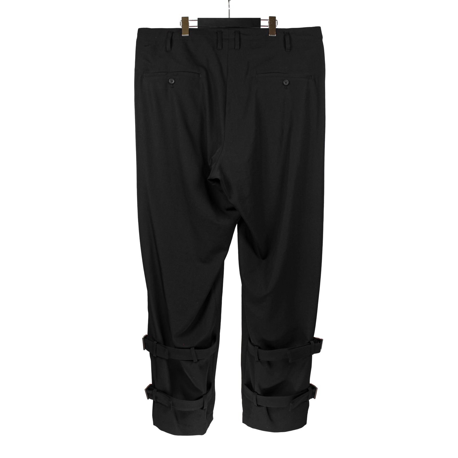 yohji yamamoto - pour homme | シワギャバ裾ベルトP (メンズ