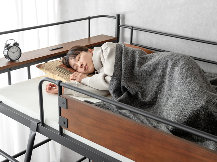 ヴィンテージデザインロフトベッド NORMAN〔ノーマン〕 シングル