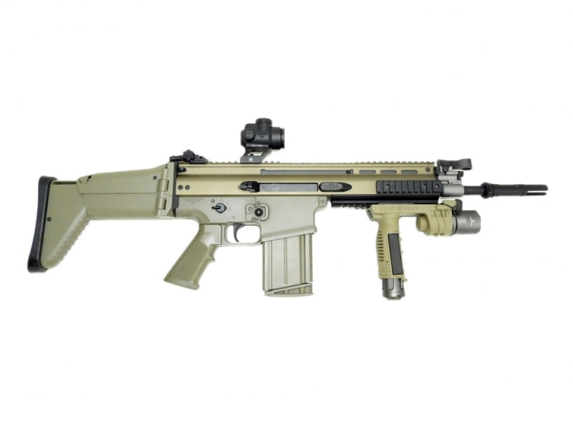 東京マルイ] SCAR-H FDE 次世代電動ガン ダットサイト&グリップライト