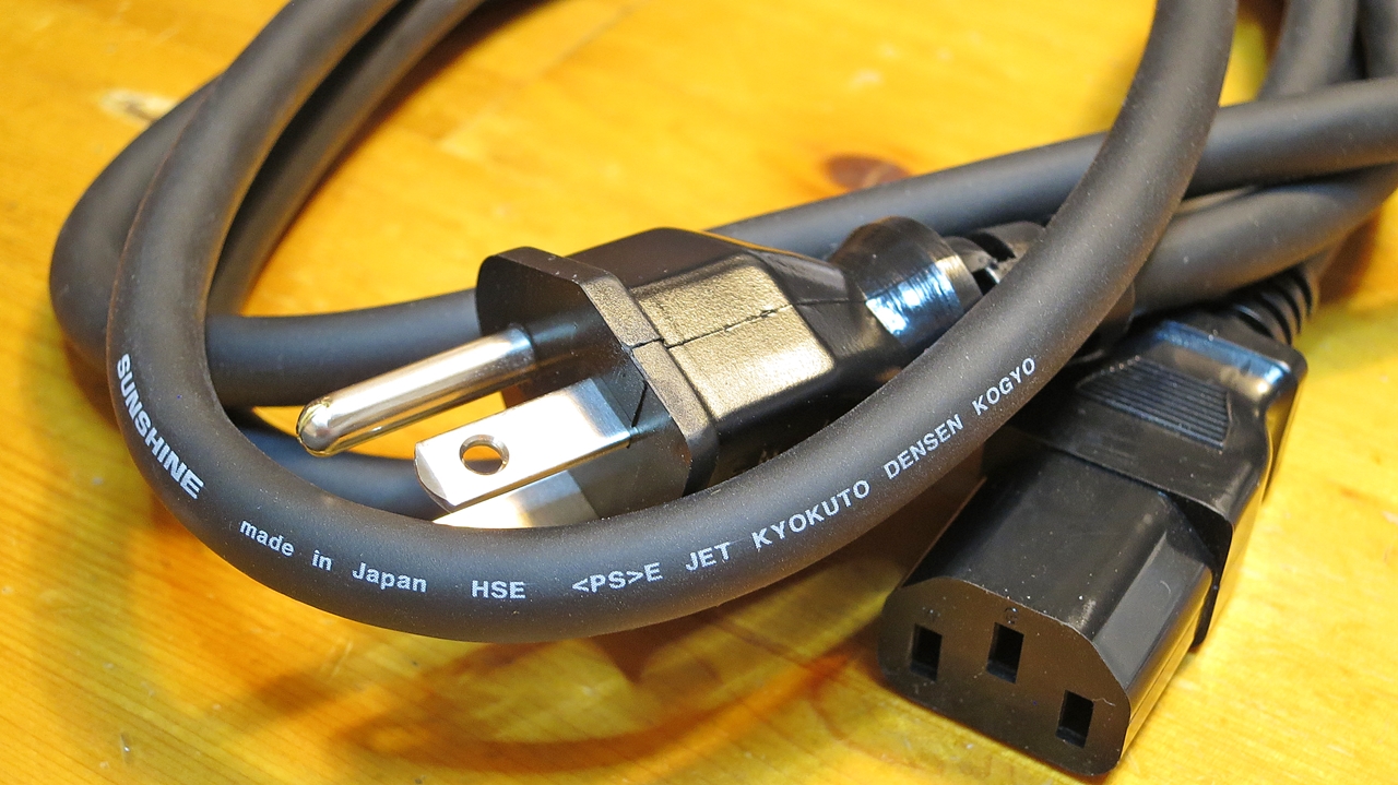 SUNSHINE SAC REFERENCE 1.8 電源ケーブルをレビューしてみる【後編